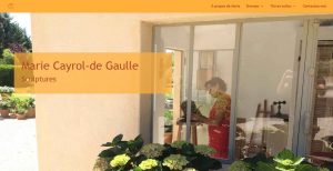 Marie Cayrol-de Gaulle sculptures homepage